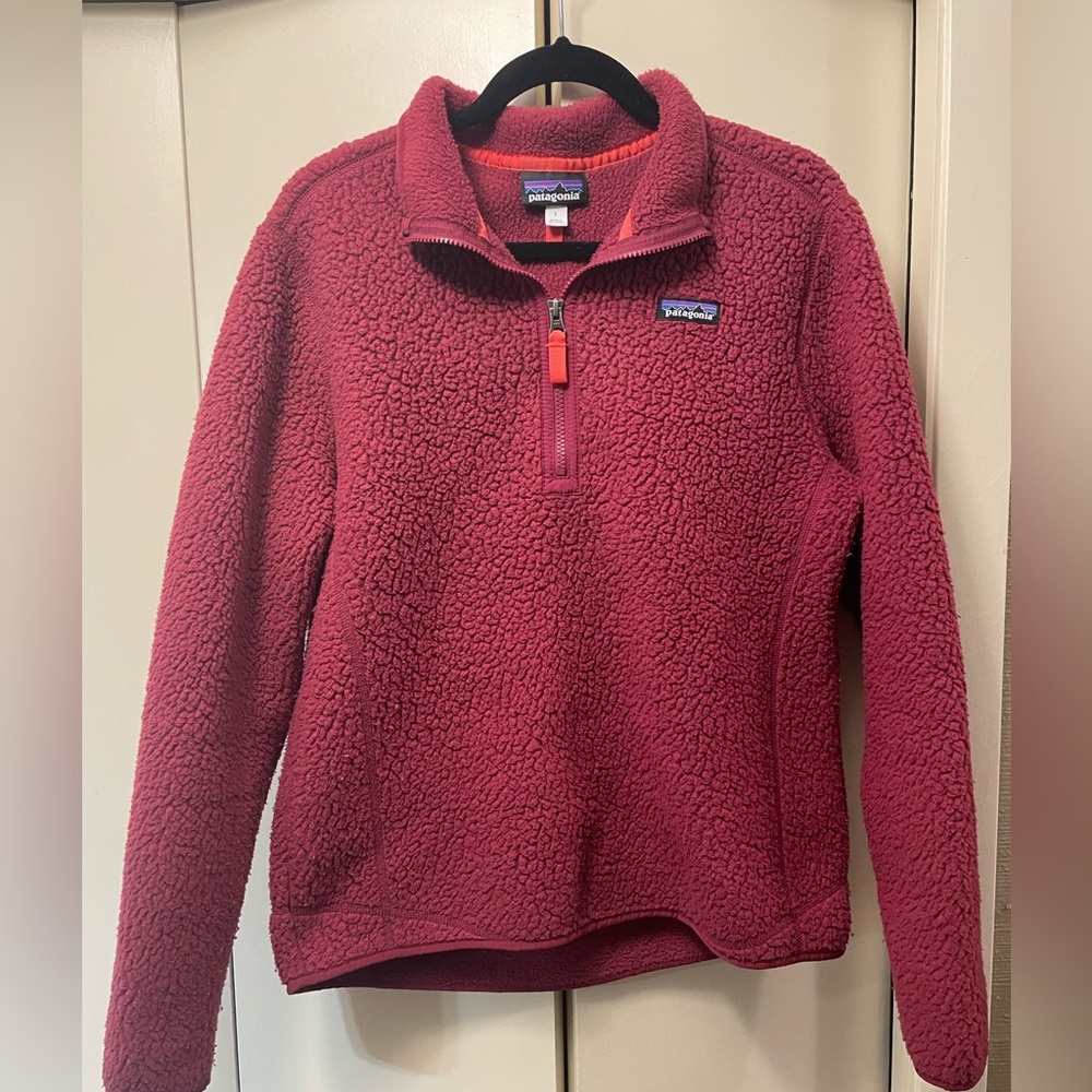 Patagonia Retro Pile 1/4 zip fleece jacket